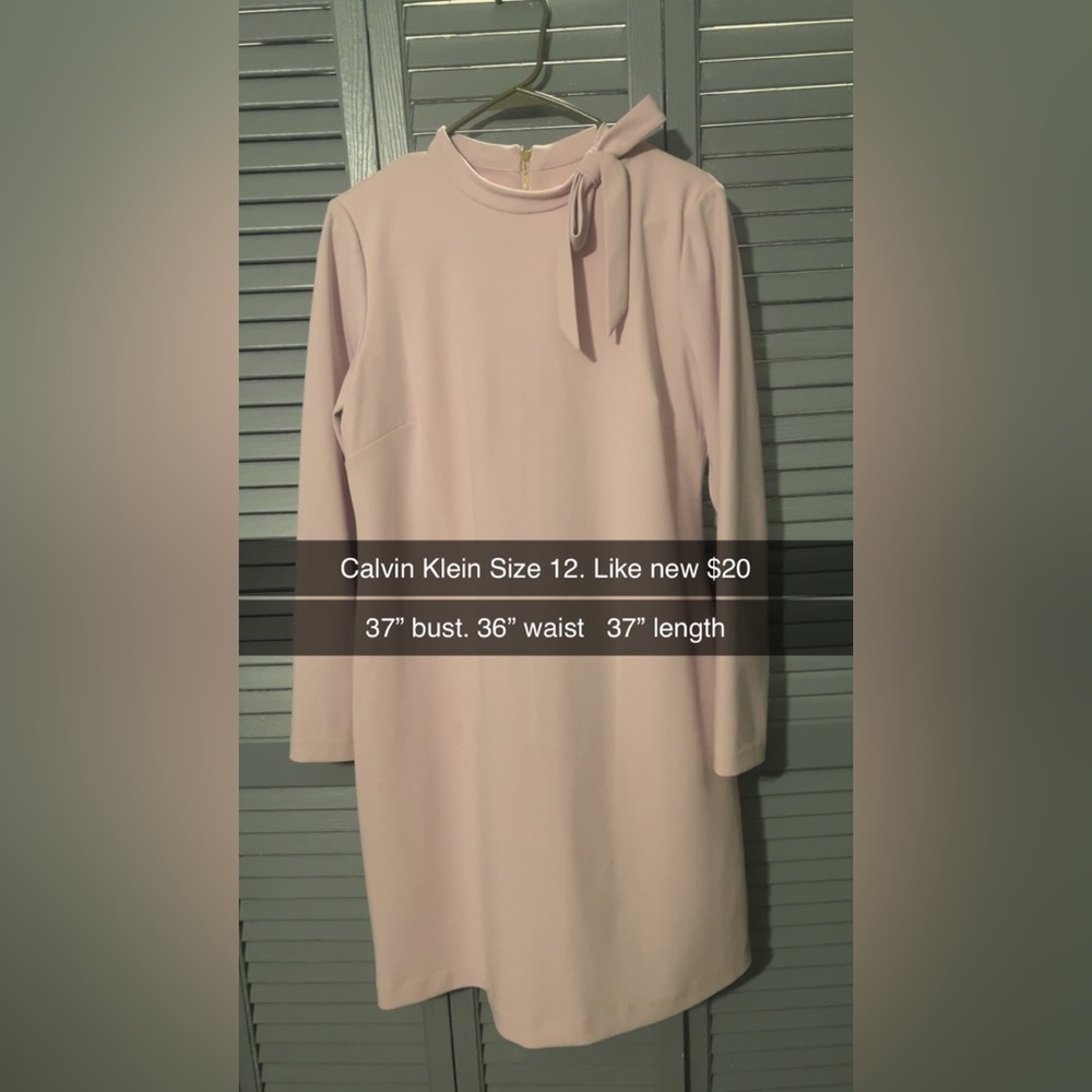 Calvin Klein Women's Cream Dress